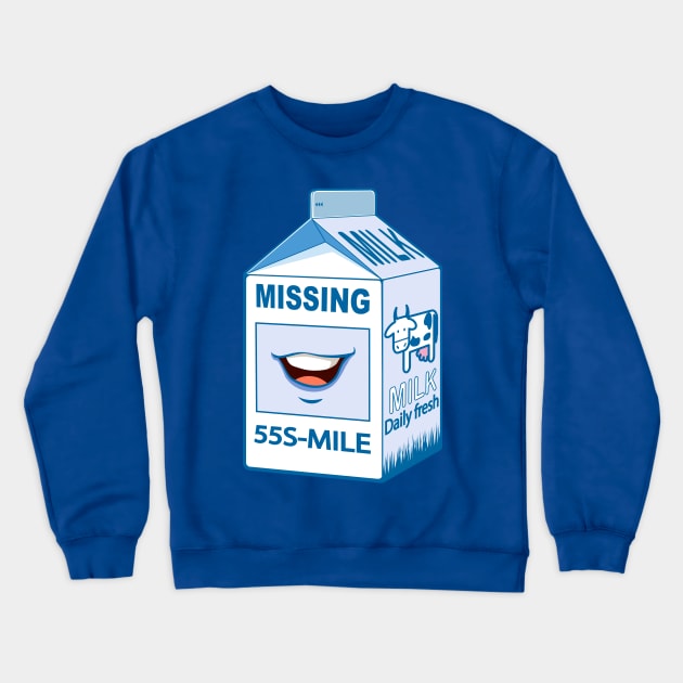 Missing smile Crewneck Sweatshirt by Manikool